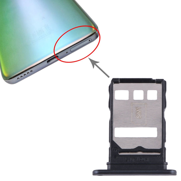 For Honor X9 SIM Card Tray (Black)