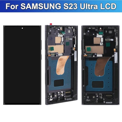 OLED LCD Display For Samsung Galaxy S23 Ultra S918 Touch Screen +Frame 6.7inch
