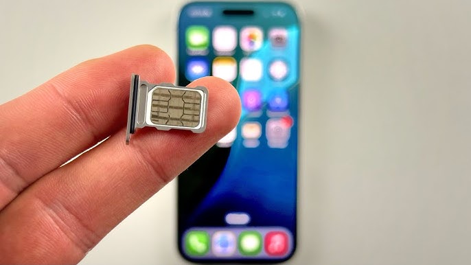 iPhone 16 Pro sim card slot