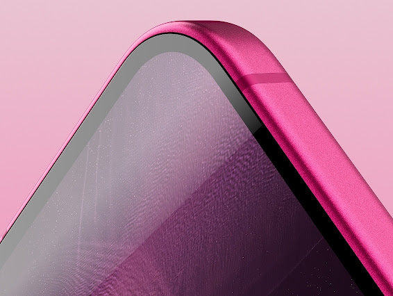 Close-up of the gleaming Pixel 11 display
