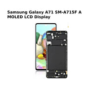 For Samsung Galaxy A71 SM-A715F AMOLED LCD Display Full Screen Replacement+Frame