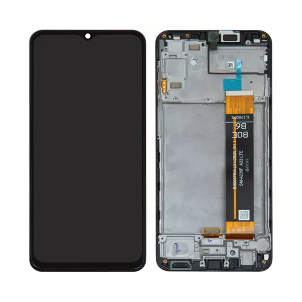 Replacement LCD Screen For Samsung Galaxy A23 4G (A235F) Black – With Frame