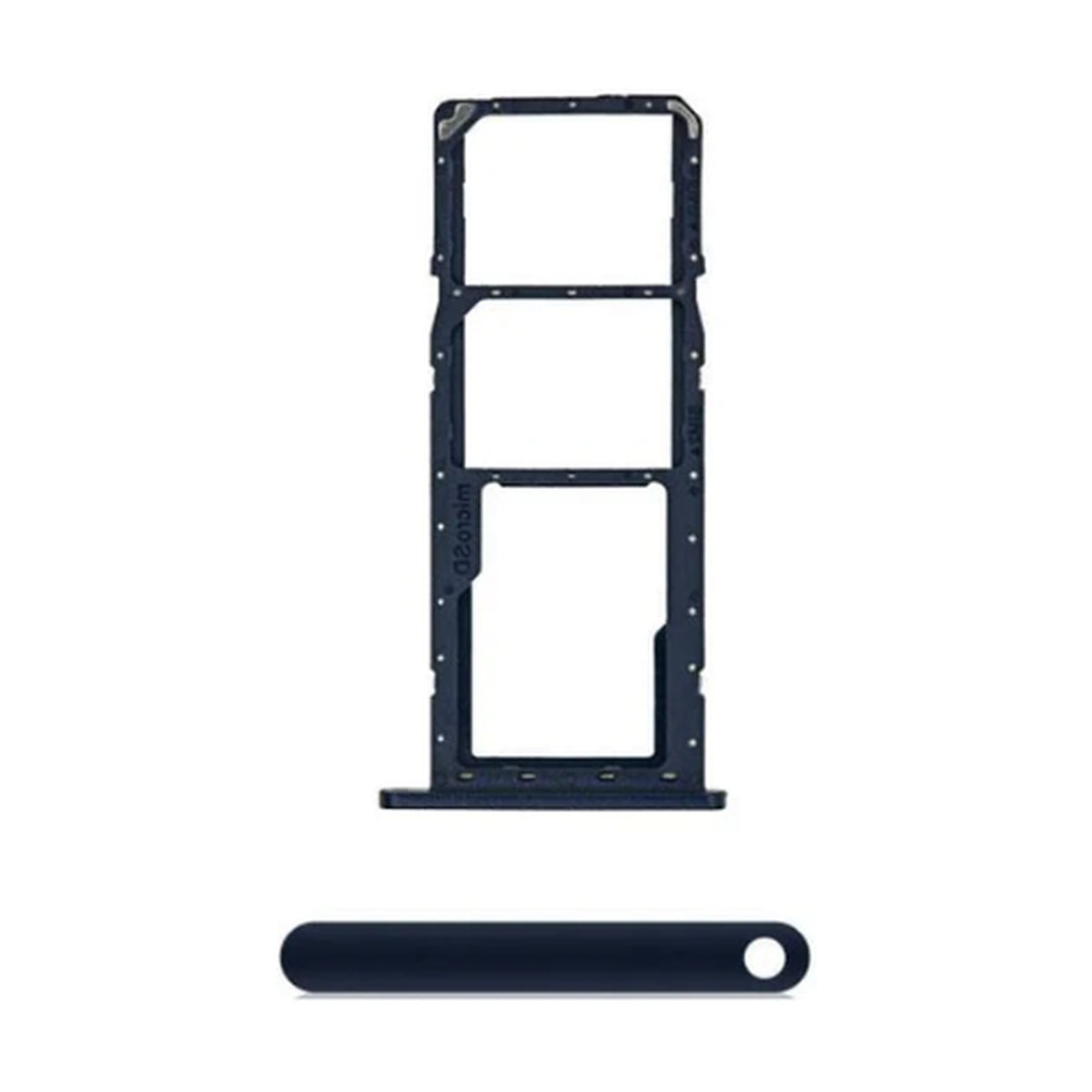 For Samsung Galaxy A01 A015F Replacement Dual Sim Card Tray (Blue)