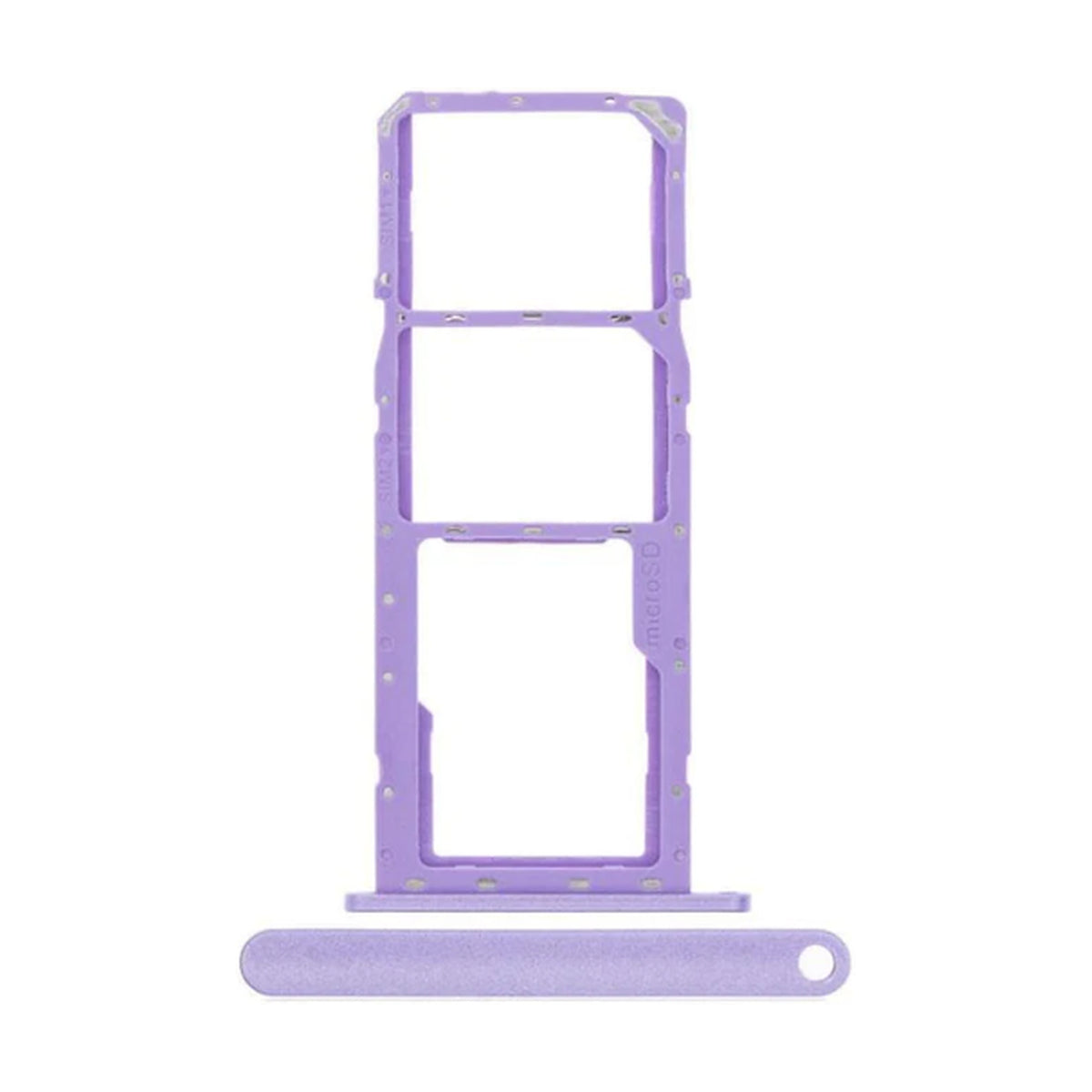 For Samsung Galaxy A01 A015F Replacement Dual Sim Card Tray (Purple)