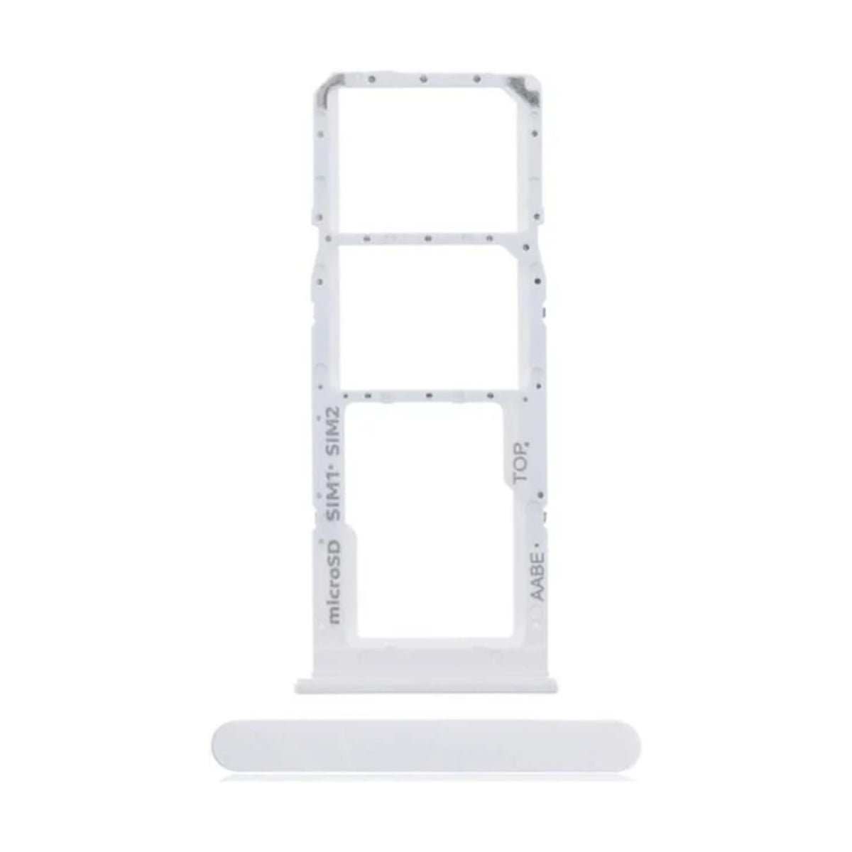 For Samsung Galaxy A02 A022 Replacement Dual Sim Card Tray (White)