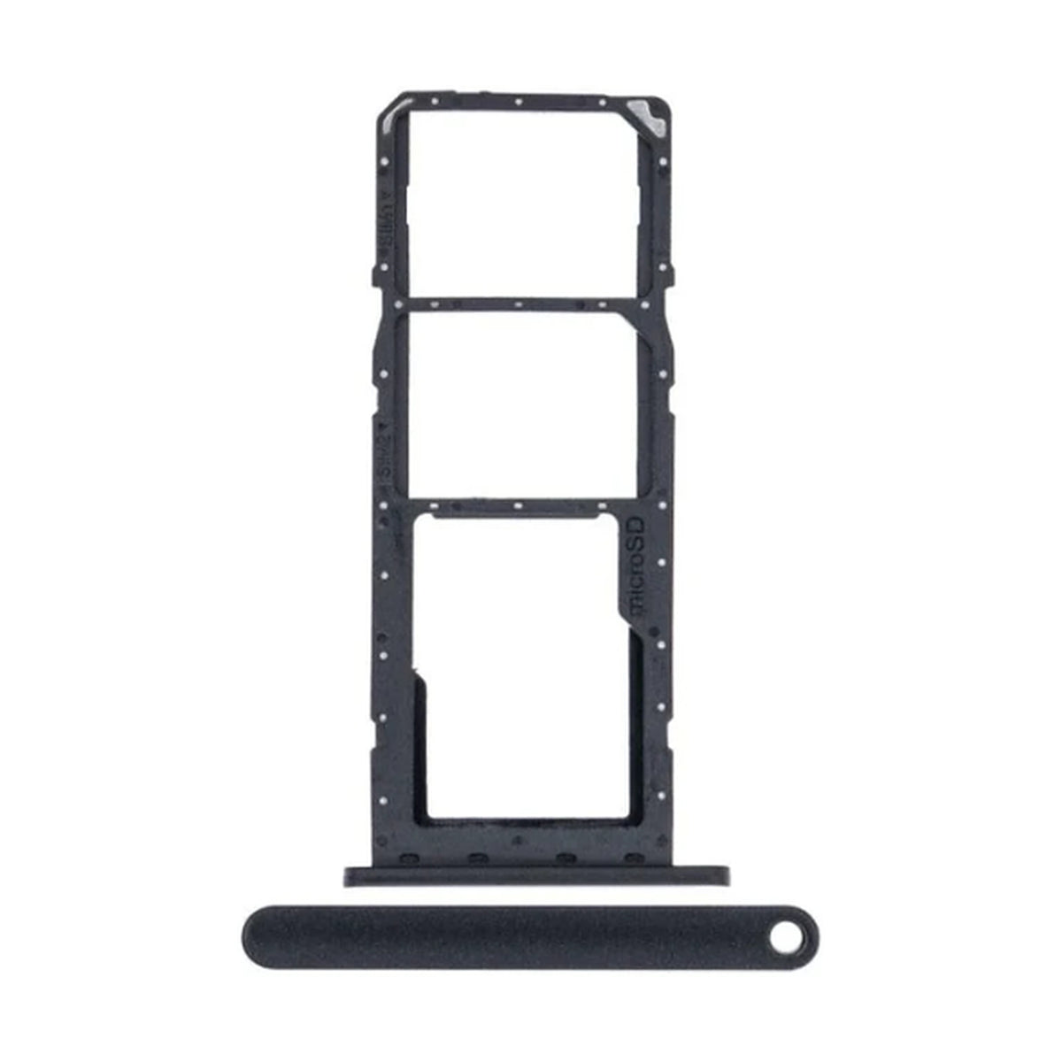 For Samsung Galaxy A02s A025 Replacement Dual Sim Card Tray (Black)