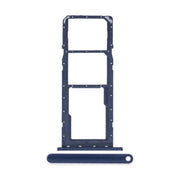 For Samsung Galaxy A02s A025 Replacement Dual Sim Card Tray (Blue)