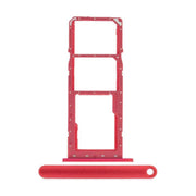 For Samsung Galaxy A02s A025 Replacement Dual Sim Card Tray (Red)