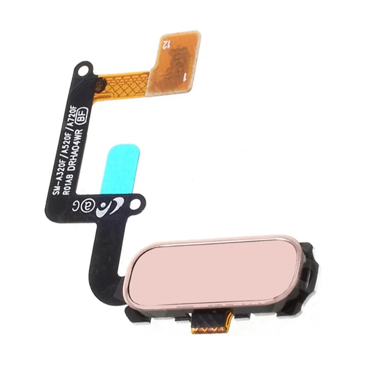 For Samsung A320 / A520 / A720 A3 A5 A7 2017 Replacement Home Button Flex (Pink)