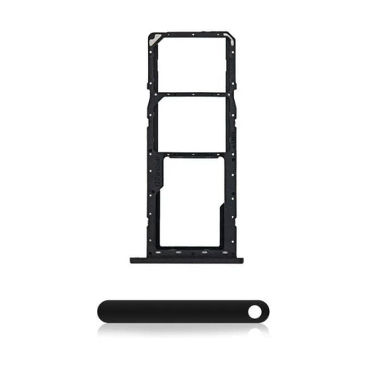 For Samsung Galaxy A11 A115F Replacement Dual Sim Card Tray (Black)