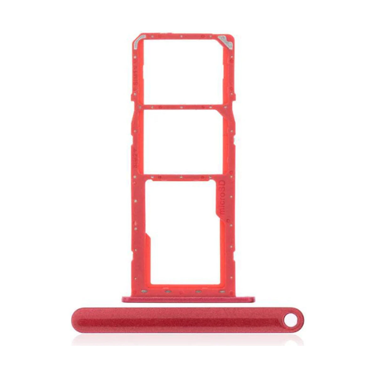 For Samsung Galaxy A11 A115F Replacement Dual Sim Card Tray (Red)