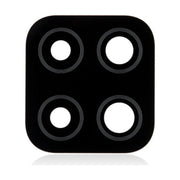 For Samsung Galaxy A12 A125F Replacement Rear Camera Lens With Adhesive (Black)