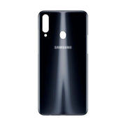 For Samsung Galaxy A20s A207 Replacement Rear Battery Cover with Adhesive (Black)