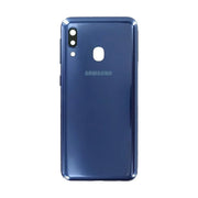For Samsung Galaxy A20e A202 Replacement Rear Battery Cover with Adhesive (Blue)