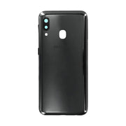 For Samsung Galaxy A20e A202 Replacement Rear Battery Cover with Adhesive (Black)