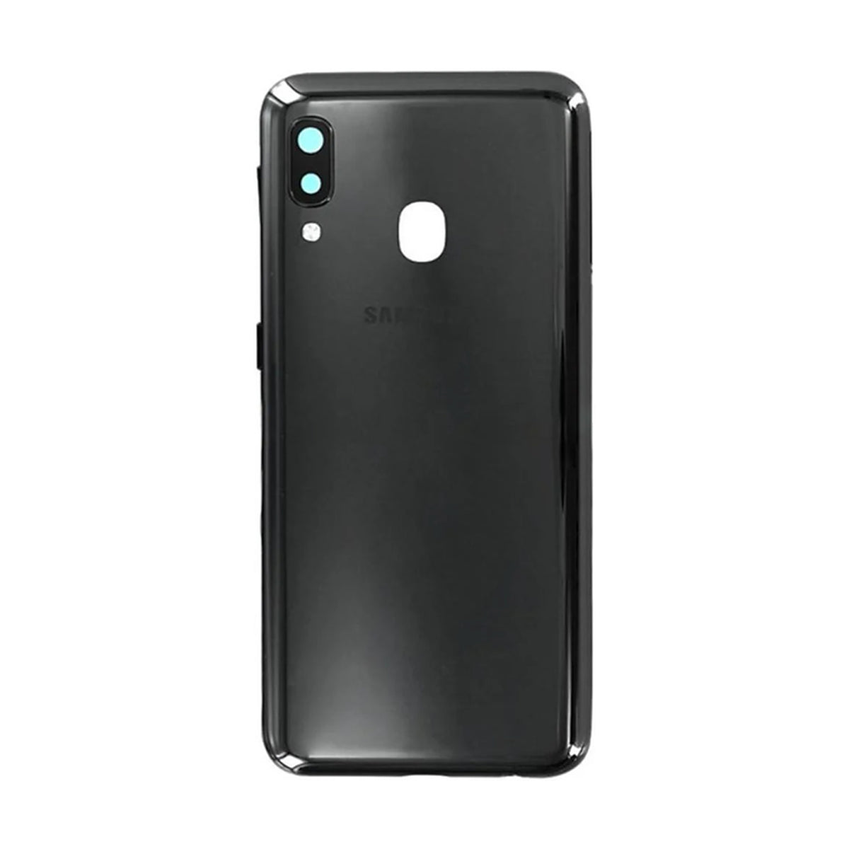 For Samsung Galaxy A20e A202 Replacement Rear Battery Cover with Adhesive (Black)