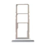 For Samsung Galaxy A21 A215 Replacement Dual Sim Card Tray (White)
