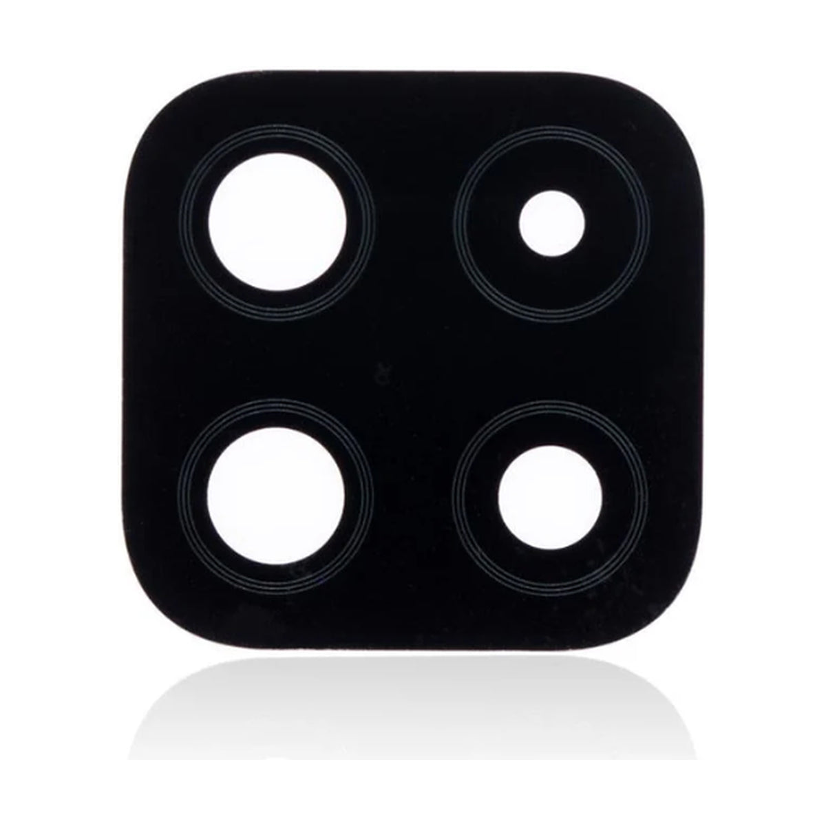 For Samsung Galaxy A22 5G A226F Replacement Rear Camera Lens With Adhesive (Black)