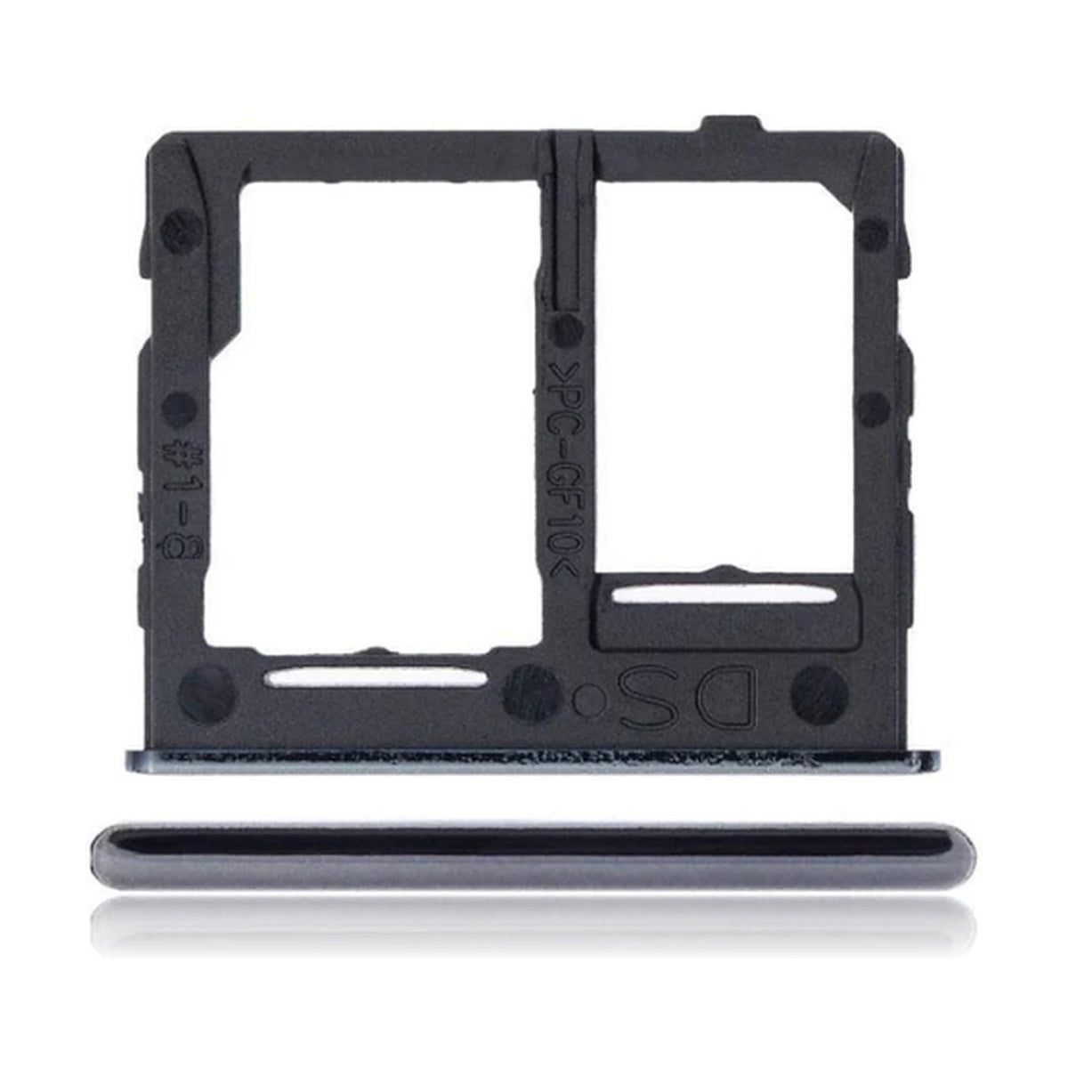 For Samsung Galaxy A32 5G A326B Replacement Dual Sim Card Tray (Awesome Black)