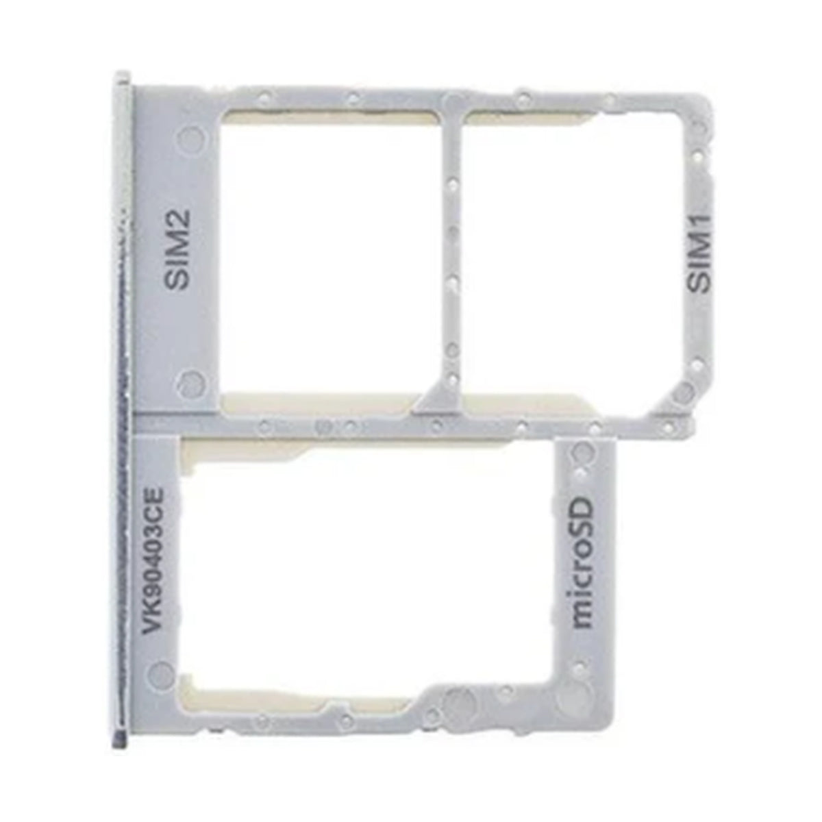 For Samsung Galaxy A40 A405 Replacement Sim Card Tray (White)