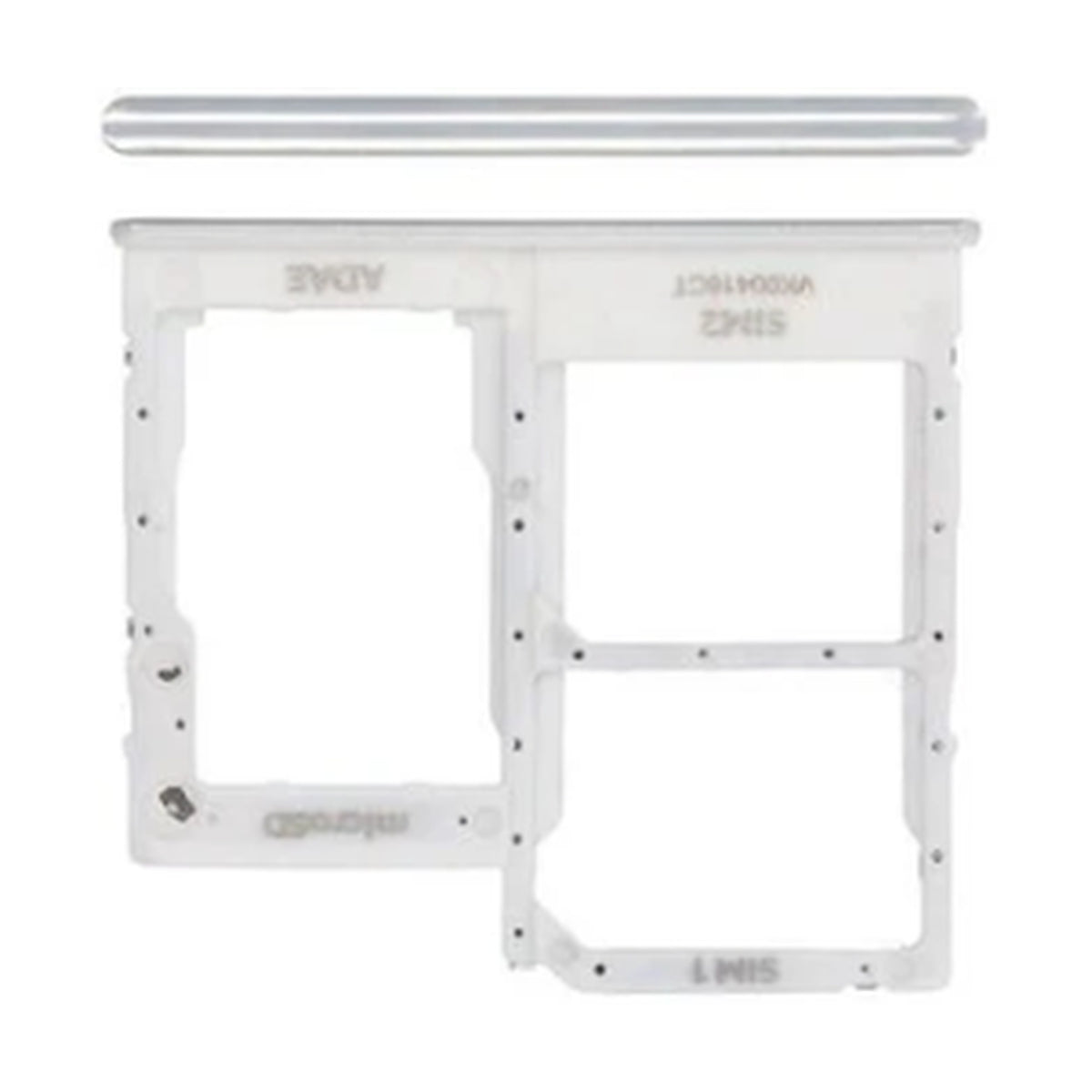 For Samsung Galaxy A41 A415 Replacement Sim Card Tray (White)