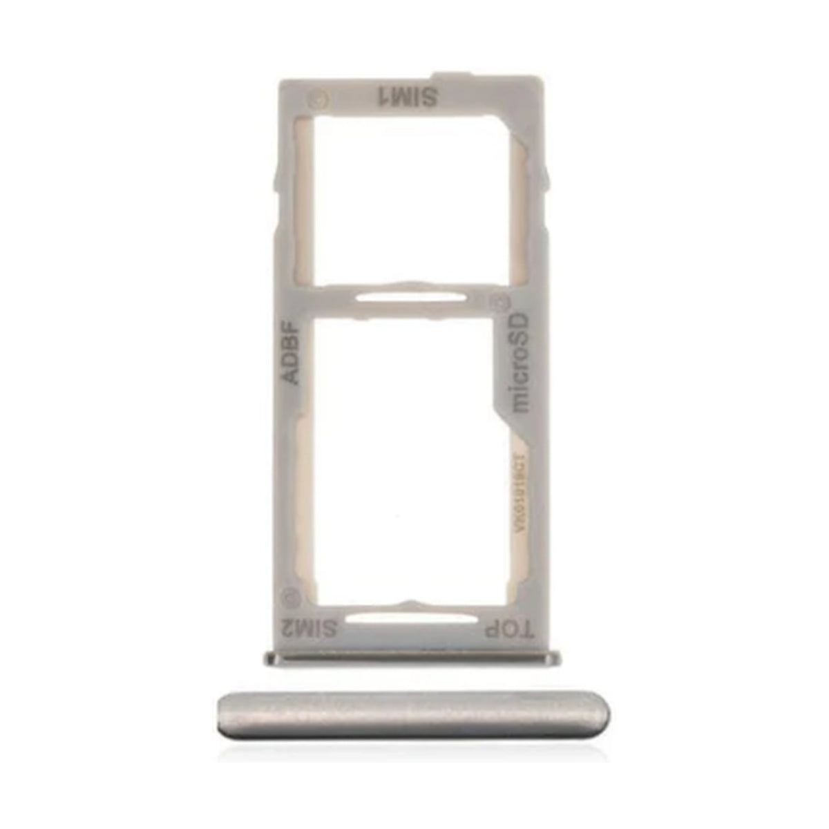 For Samsung Galaxy A42 A426B Replacement Dual Sim Card Tray (Prism Dot White)
