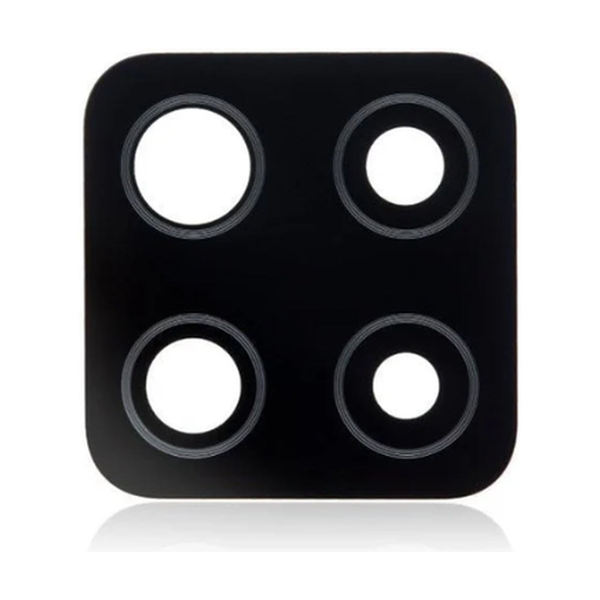 For Samsung Galaxy A42 A426B Replacement Rear Camera Lens With Cover Bezel Ring (Prism Dot Black)