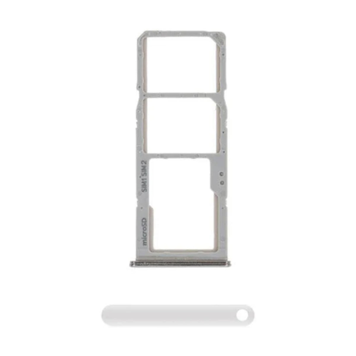 For Samsung Galaxy A70 A705 Replacement Dual Sim Card Tray (Silver)