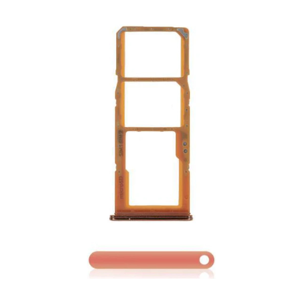 For Samsung Galaxy A70 A705 Replacement Dual Sim Card Tray (Coral)