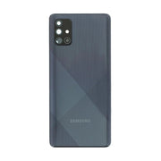For Samsung Galaxy A71 A715 Replacement Rear Battery Cover (Prism Crush Black)