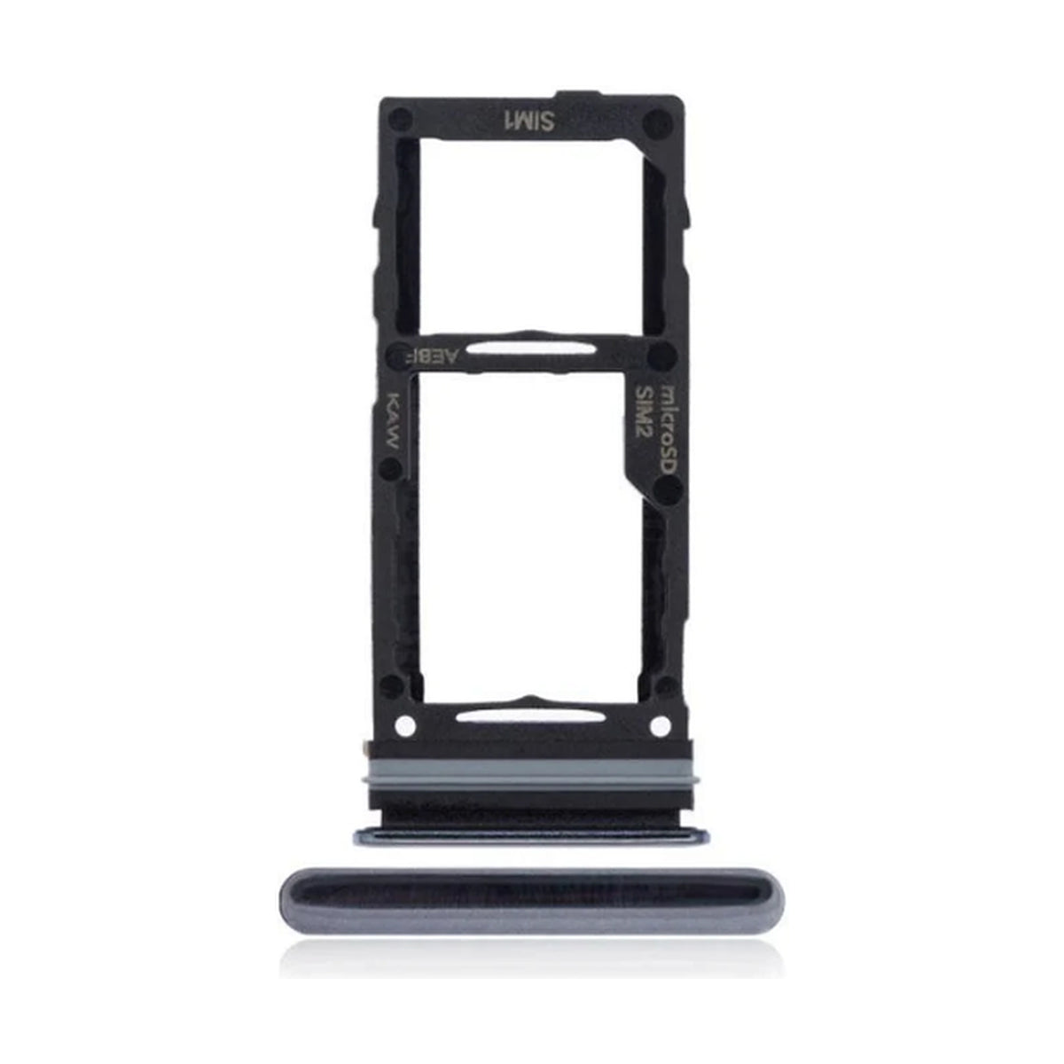 For Samsung Galaxy A72 A726F Replacement Dual Sim Card Tray (Awesome Black)