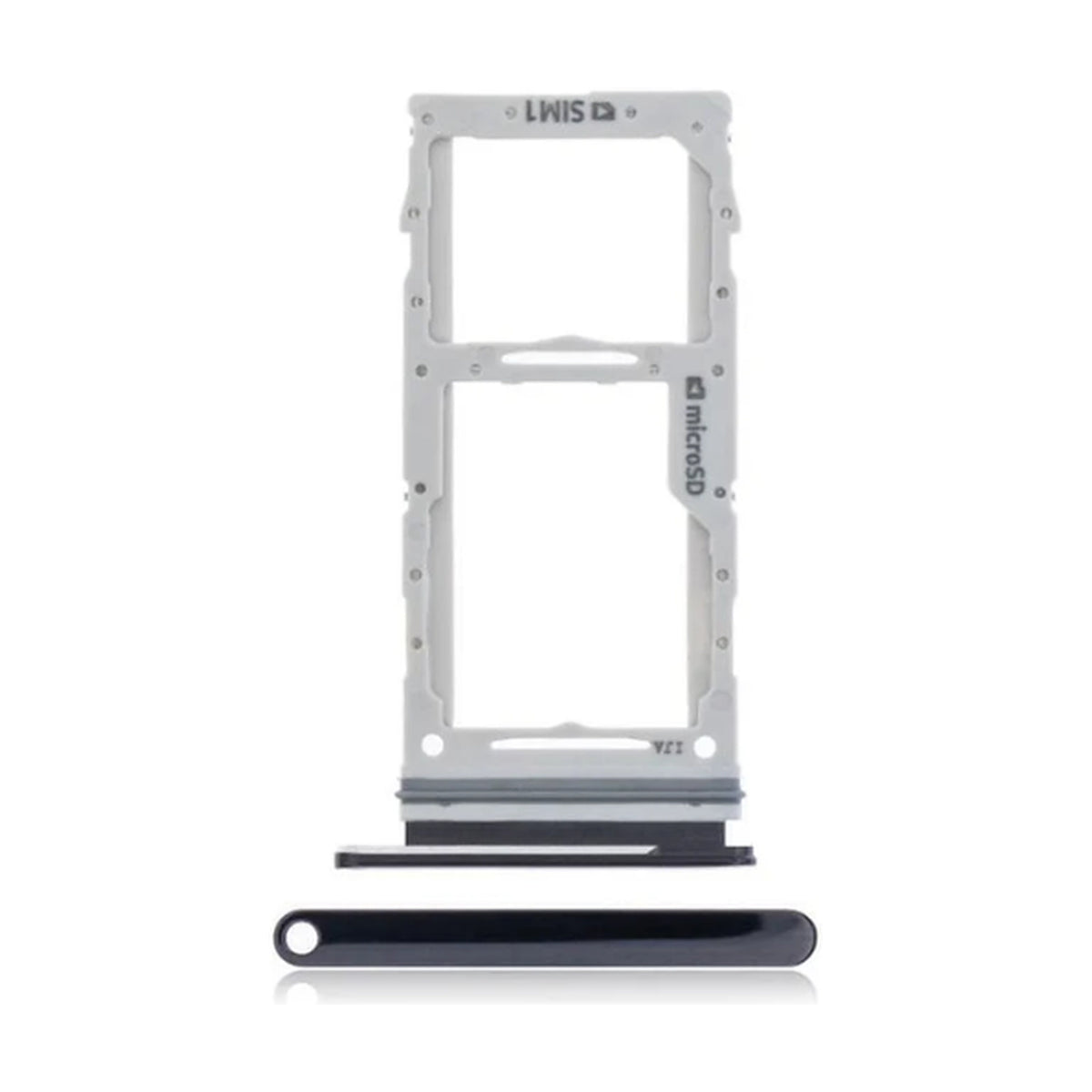 For Samsung Galaxy A90 A908F Replacement Dual Sim Card Tray (Black)