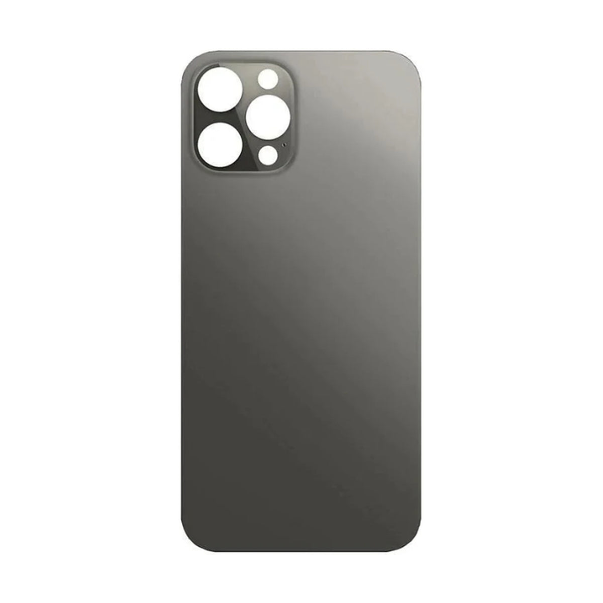 For Apple iPhone 12 Pro Max Replacement Back Glass (Black)