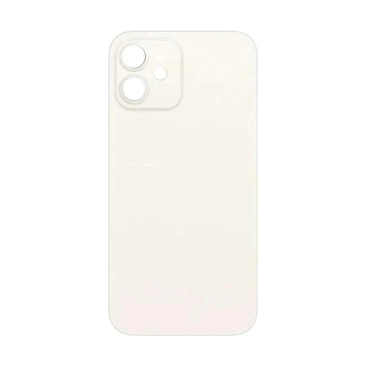 For Apple iPhone 12 Replacement Back Glass (White)