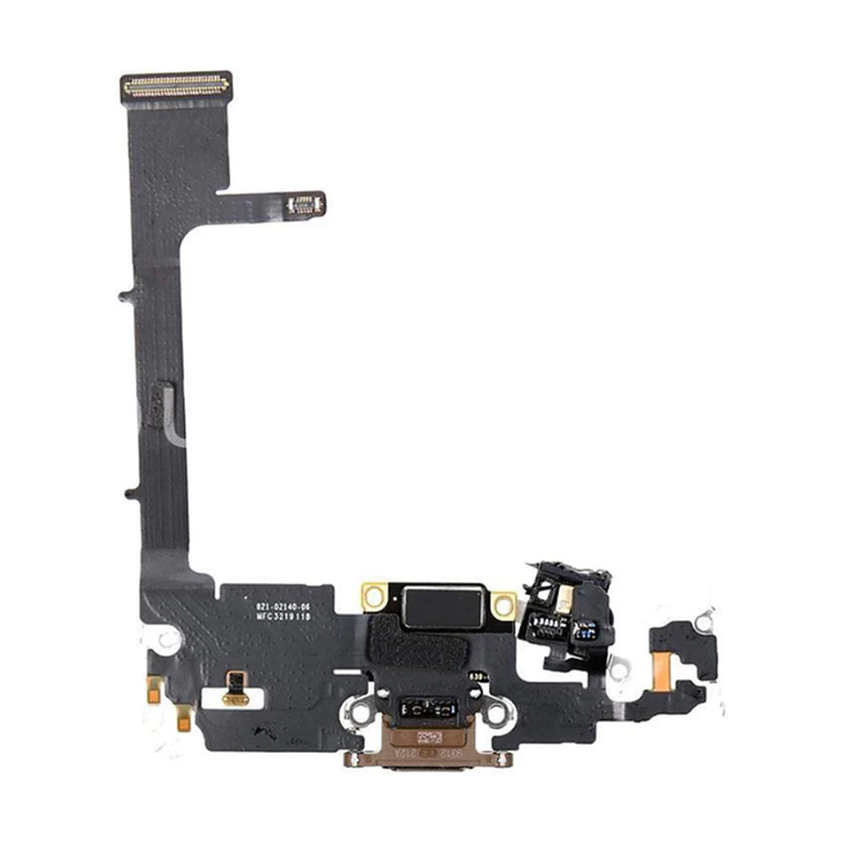For Apple iPhone 11 Pro Replacement Charging Port Flex With Main Microphone (Gold)
