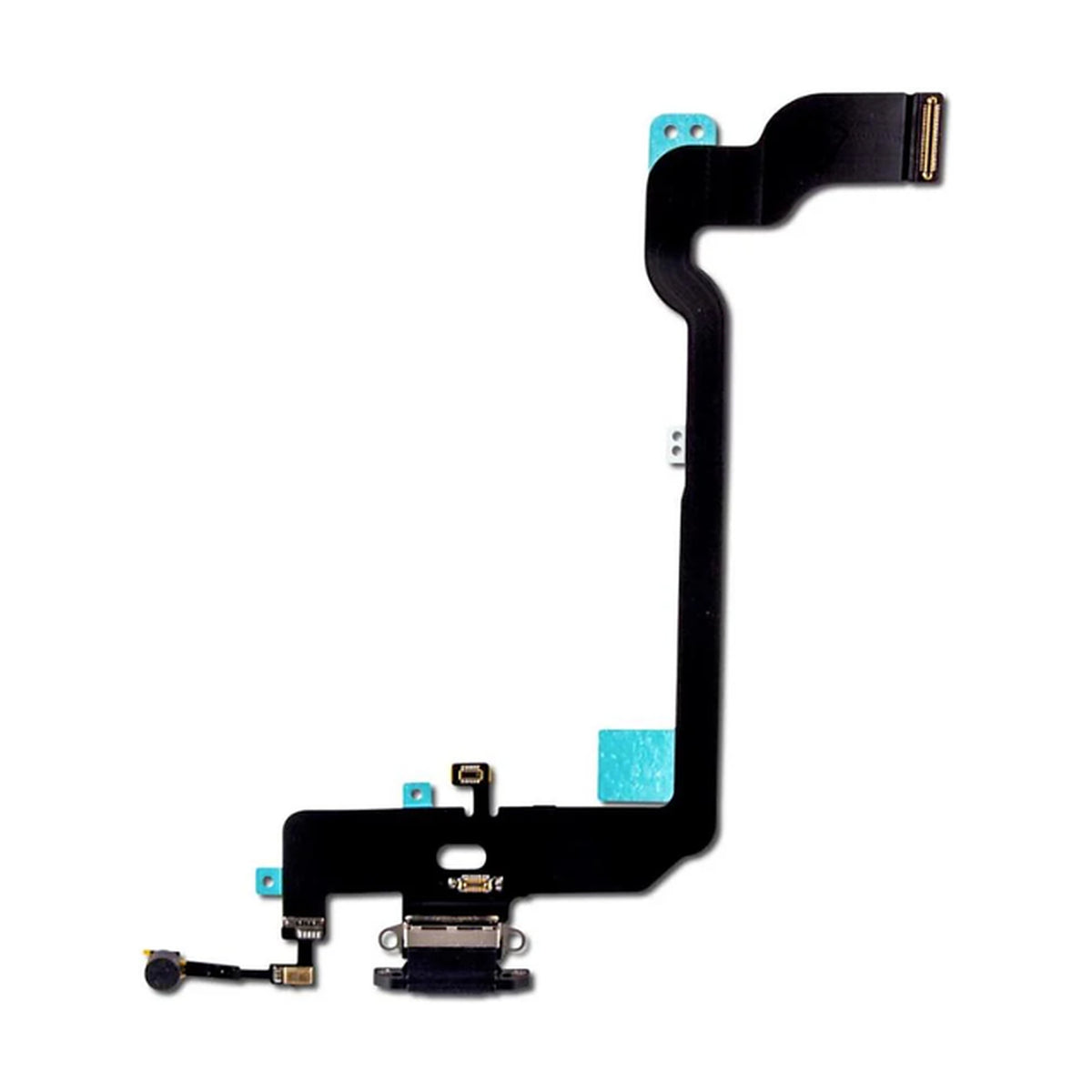 For Apple iPhone XS Replacement Charging Port & Microphone Flex - Black (AM)