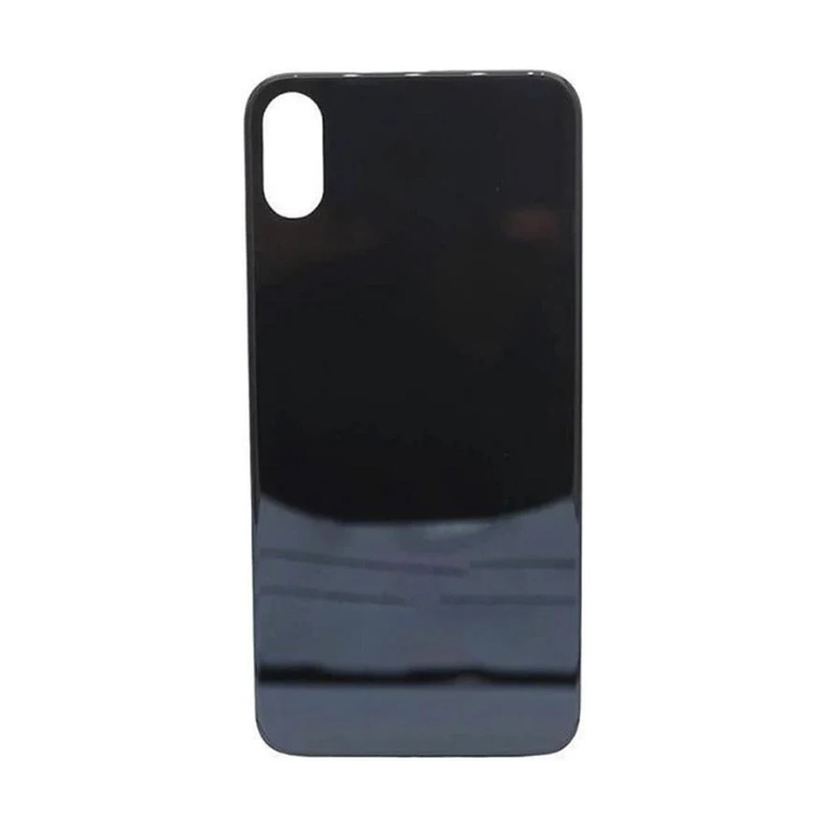 For Apple iPhone X Replacement Back Glass (Black)