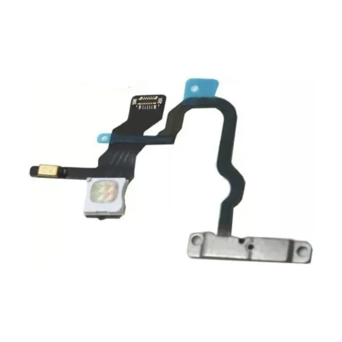 For Apple iPhone X Replacement Power and Top Microphone Flex with Flash