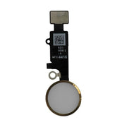 For Apple iPhone 7 / 7 Plus / 8 / 8 Plus / SE2 Home Button - White / Gold (Cosmetic Use)