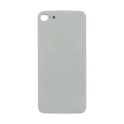 For Apple iPhone 8 Replacement Back Glass (White) Without Lens - Big Hole