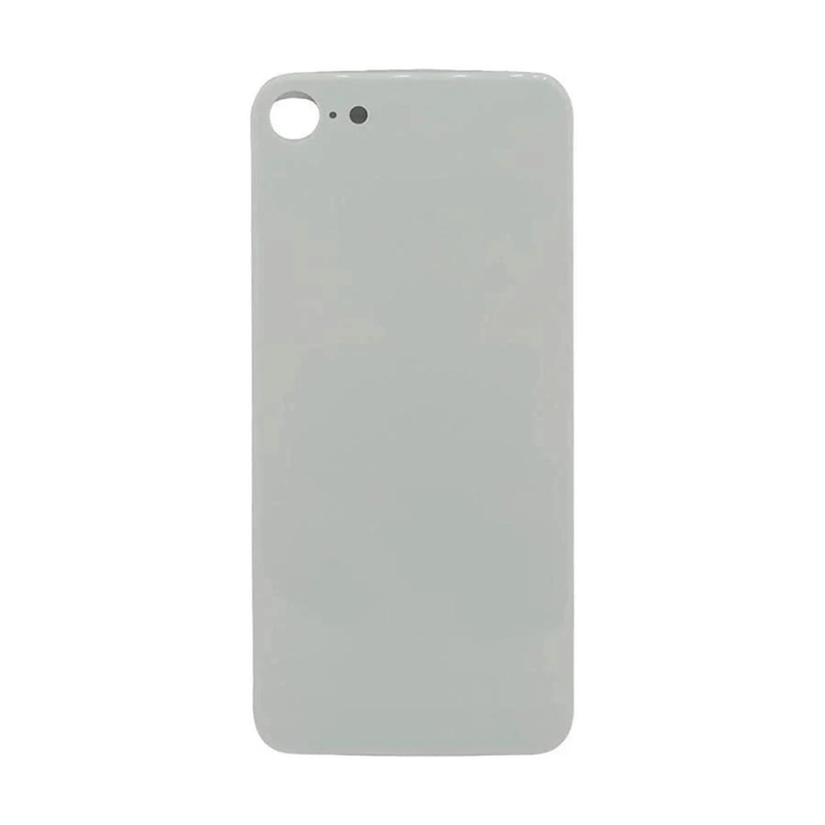 For Apple iPhone 8 Replacement Back Glass (White) Without Lens - Big Hole