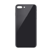 For Apple iPhone 8 Plus Replacement Back Glass (Black) (Big Hole) Without Lens