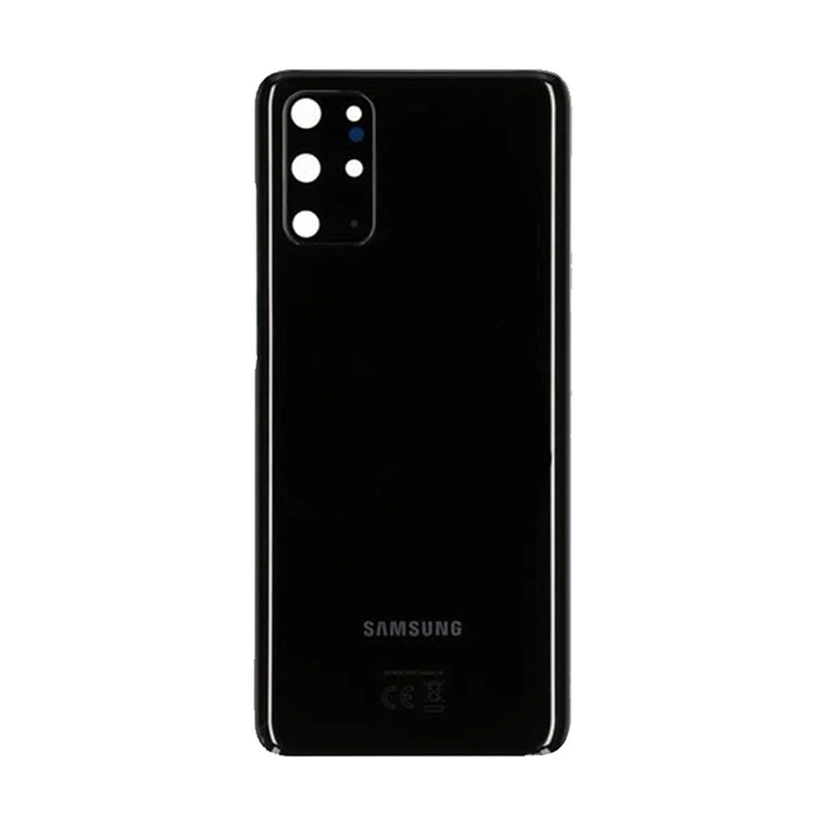 For Samsung Galaxy S20 Plus Rear Battery Cover Including Lens with Adhesive (Cosmic Black)