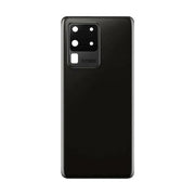 For Samsung Galaxy S20 Ultra Replacement Rear Battery Cover Inc Camera Lens Frame with Adhesive (Cosmic Black)