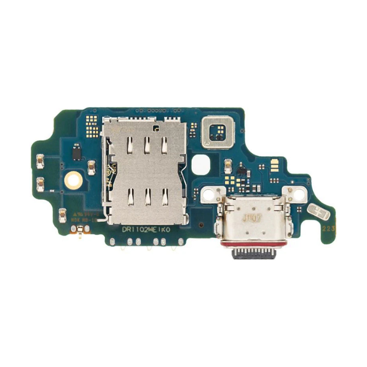 For Samsung Galaxy S21 Ultra 5G G998 Replacement Charging Port Board With Sim Card Reader