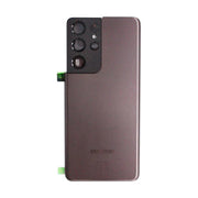 For Samsung Galaxy S21 Ultra 5G G998 Replacement Battery Cover (Phantom Brown)