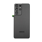 For Samsung Galaxy S21 Ultra 5G G998 Replacement Battery Cover (Phantom Black)