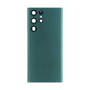 For Samsung Galaxy S22 Ultra Replacement Battery Cover With Lens (Green)