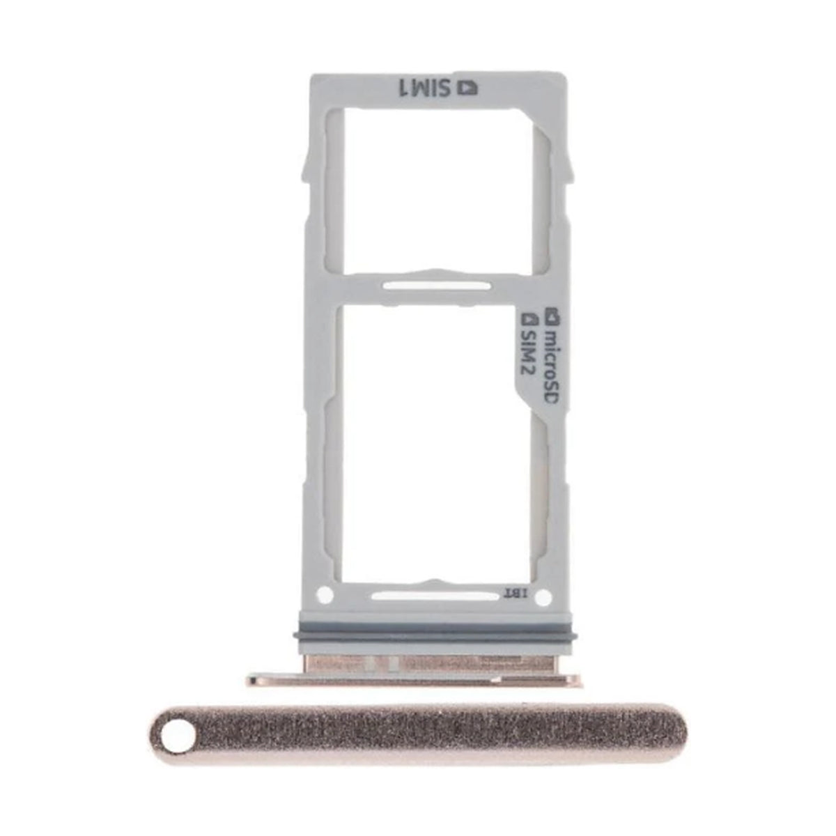 For Samsung Galaxy S10e G970 Replacement Dual Sim Card Tray (Ceramic White)