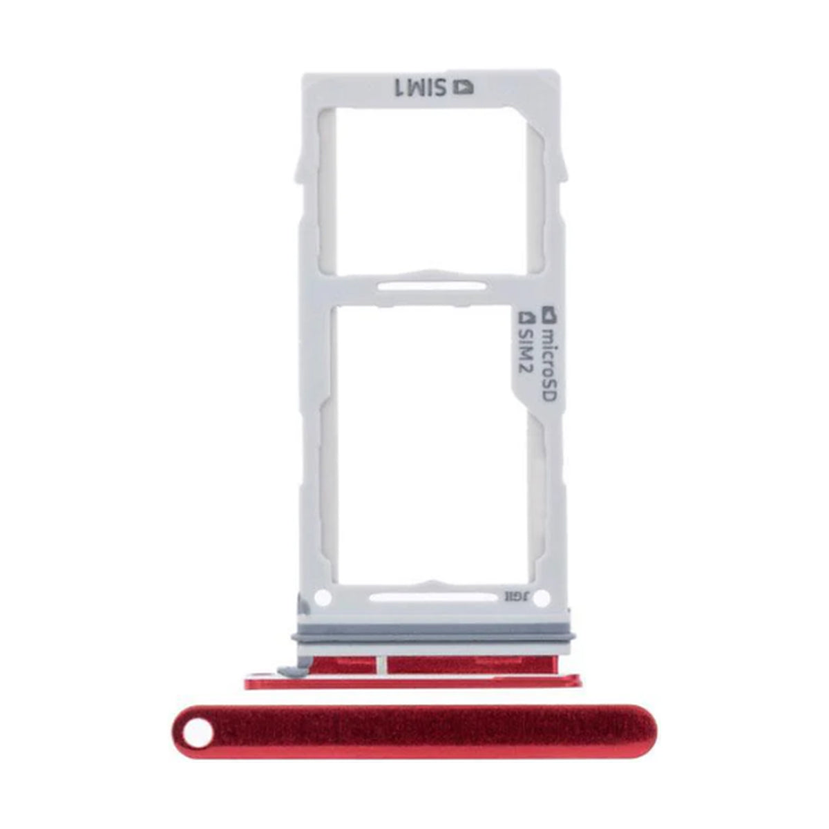 For Samsung Galaxy S10e G970 Replacement Dual Sim Card Tray (Red)